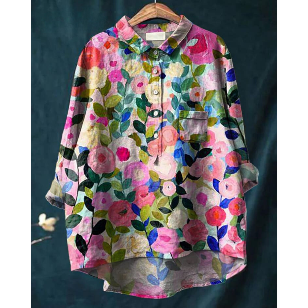 DONNA™ | FLORAL PRINT BLOUSE