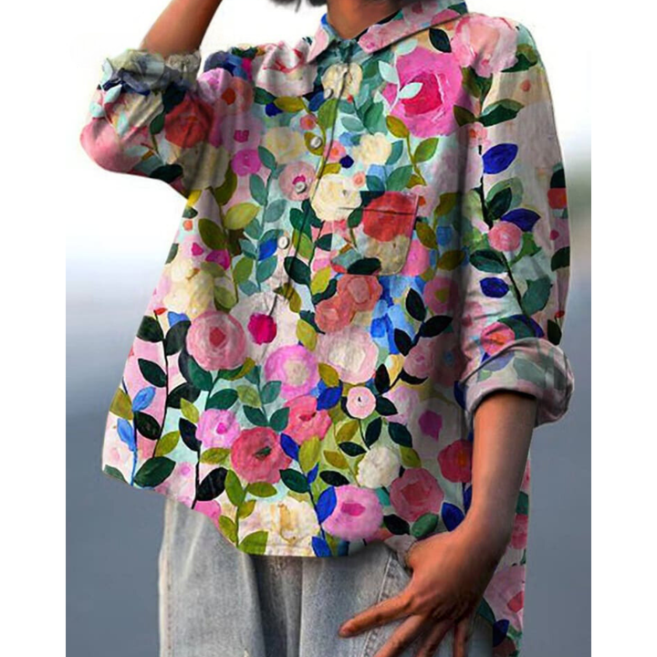 DONNA™ | FLORAL PRINT BLOUSE