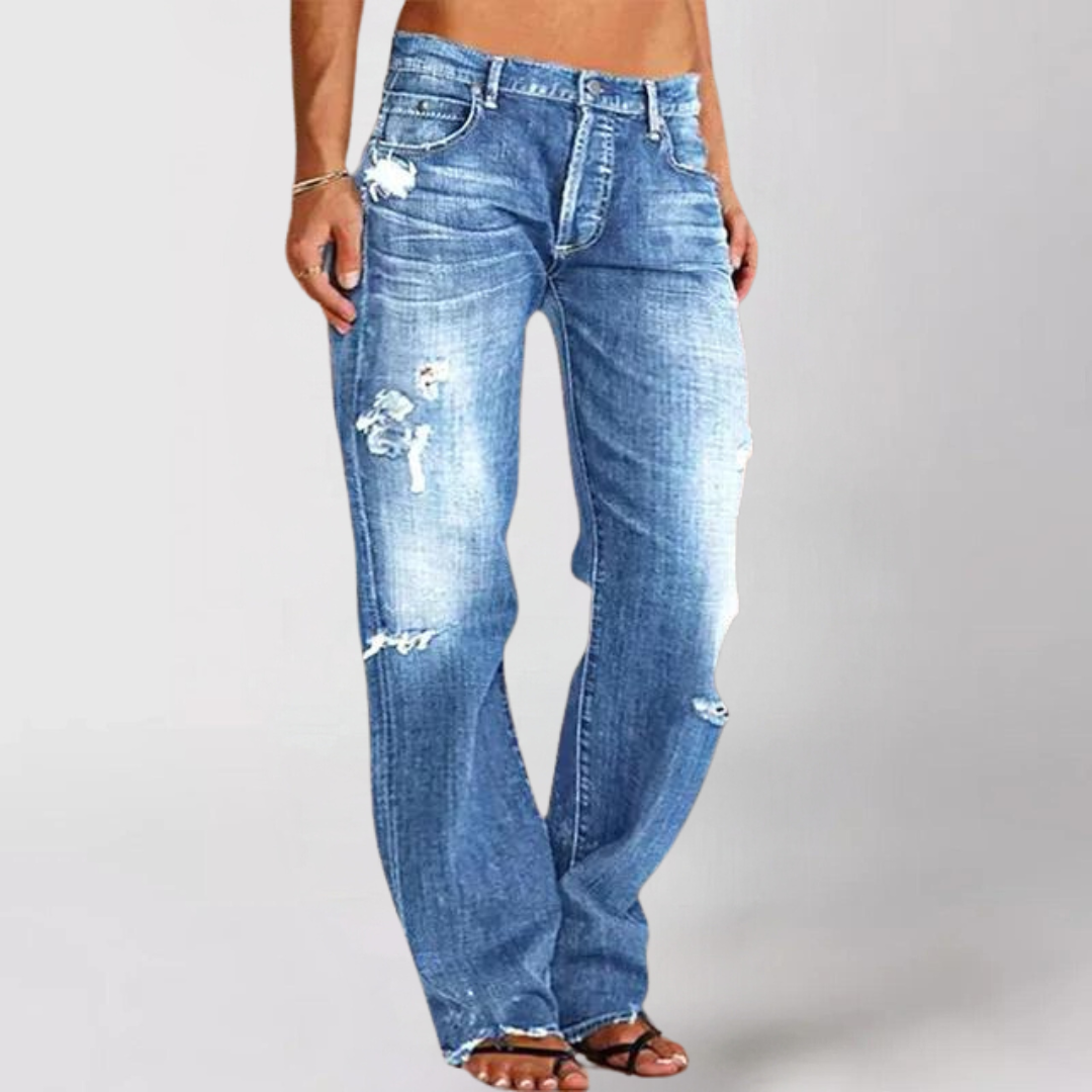 Jutta | Loose wide-leg denim jeans