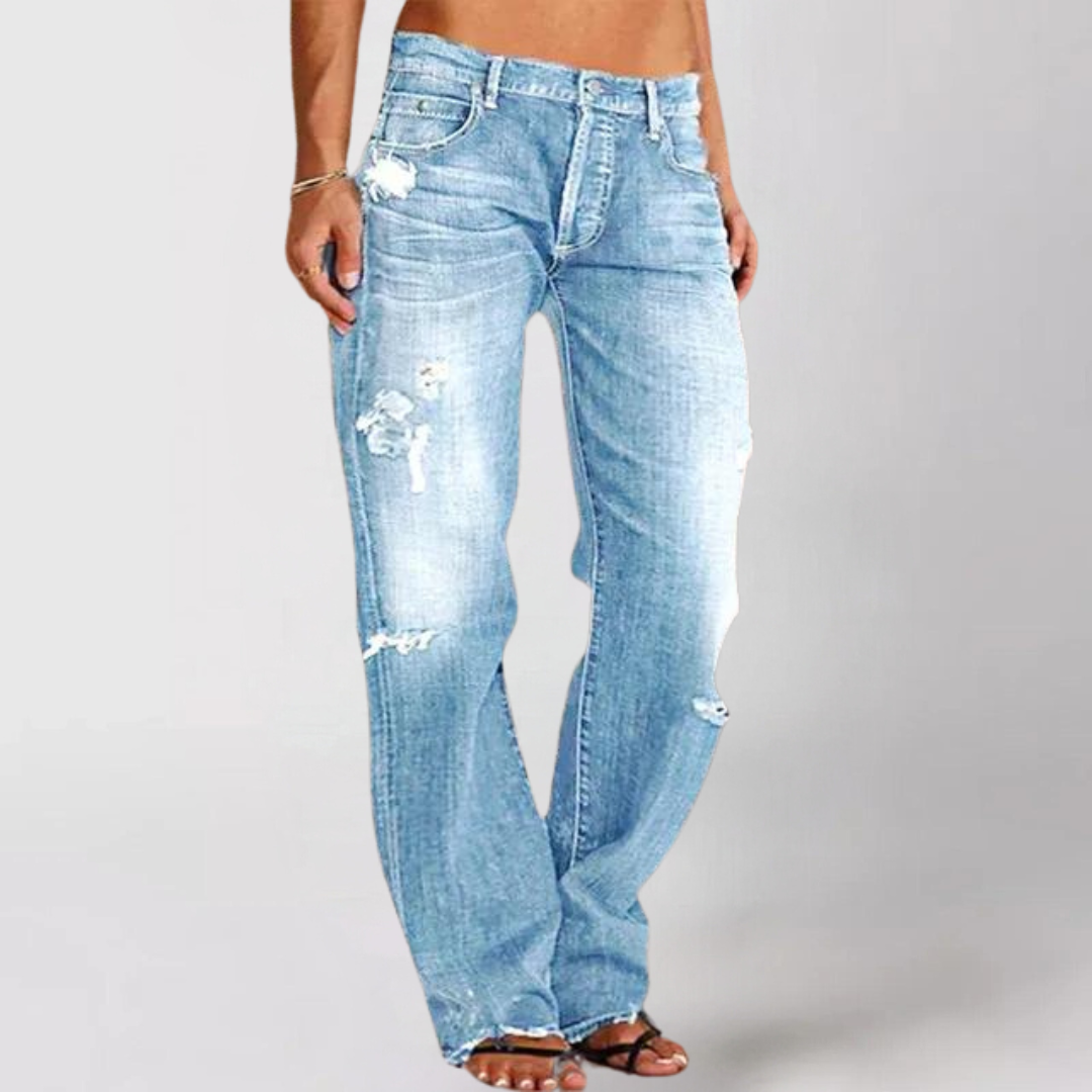 Jutta | Loose wide-leg denim jeans